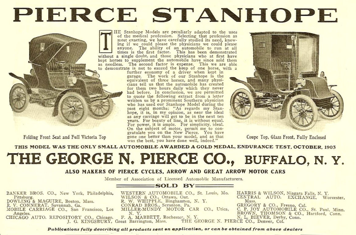 1904 Pierce-Arrow Auto Advertising